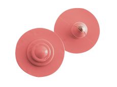 Boucles de marquage Ukaflex bouton+bouton nue rouge