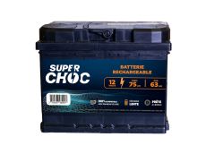 Batterie rechargeable 12V 75Ah SUPERCHOC