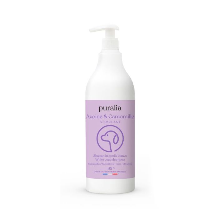  Shampoing poils blancs 1L PURALIA